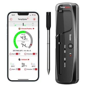 TP961 ThermoPro TempSpike 500 pies inalámbrico Bluetooth termómetro para carne para horno barbacoa - Imagen 1 de 13
