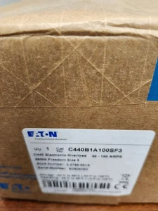 Eaton C440B1A100SF3 Size 3 20A-100A C440 Electronic Overload Relay New In Box US - Picture 1 of 1
