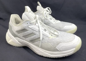 Adidas CrazyFlight 5 scarpe da ginnastica da pallavolo donna grigio e argento bianco taglia 8 - Foto 1 di 11
