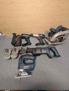 Lote de herramientas eléctricas inalámbricas Bosch 18V - Taladro, sierra de calar, sierra circular,... - Imagen 1 de 16