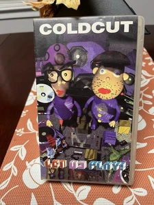 Let Us Play Coldcut Ninjatune VHS from 1997 Cold Cut Ninja Tune - Picture 1 of 3