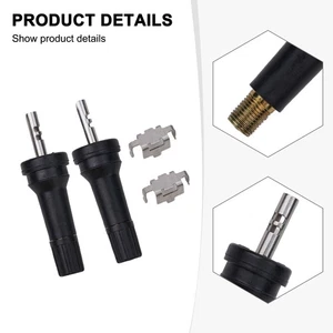 TPMS Tire Pressure Sensor 13g Black For Cars/motorcycles Valve Stem Service Kit - Picture 1 of 12