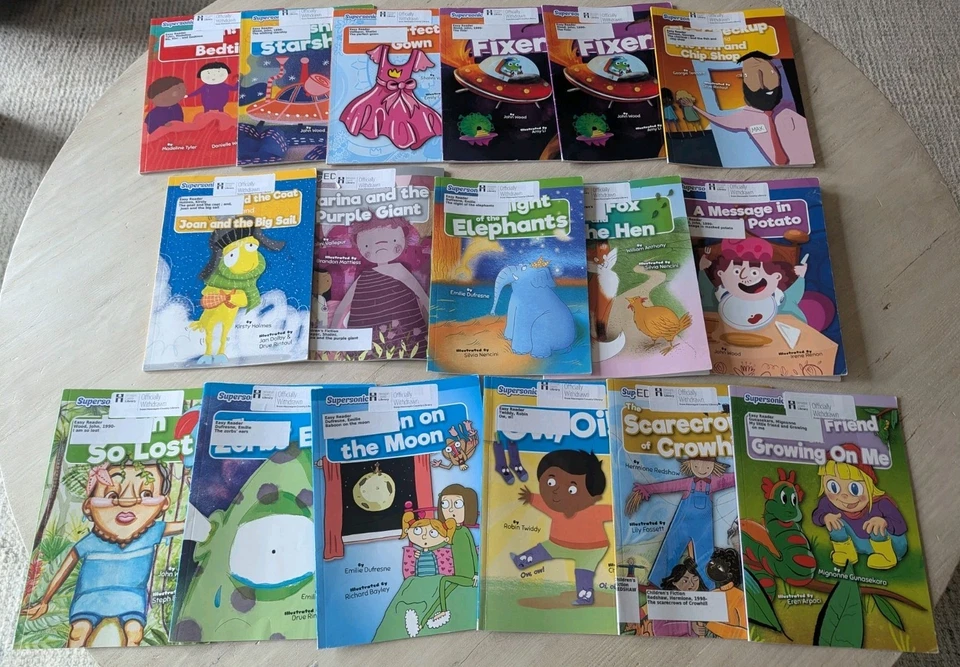 Supersonic Phonics Readers Lot of 17 Books – Early Reading Series - Image 1 of 2