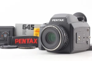 [Top NEUWERTIG mit Trageriemen] Pentax 645NII FA 75mm f2.8 Objektiv 120 Film Rückseite x2 aus JAPAN - Bild 1 von 22
