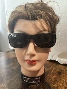 Vintage Dolce & Gabbana DG 811S Logo Black Sunglasses Y2K Italy Collectible - Picture 1 of 16