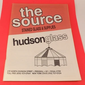 Vtg The Source - Stained Glass & Supplies, Hudson Glass Catalog - Picture 1 of 1