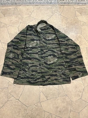 Vintage Tru-Spec Tiger Stripe Camo BDU Jacket Shirt Men’s Medium M Military - Image 1 of 4