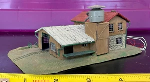 N SCALE 2 STORY FACTORY WITH WATER WHEEL - Picture 1 of 4