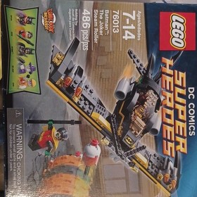 LEGO Batman The Joker Steam Roller 76013 Complete Set 486 pcs Box Ages 7-14