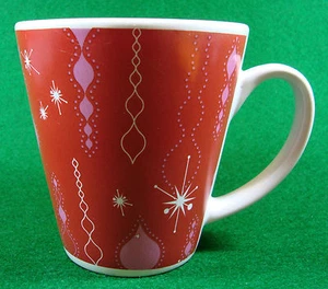 Holiday Mug Avon China 3 7/8 X 3 3/4" Diameter Pre-Owned Red Pink White - Picture 1 of 3