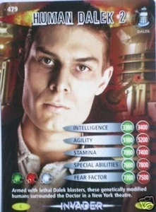 DR WHO INVADER CARD 479 HUMAN DALEK 2 - MINT !! - Picture 1 of 1