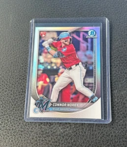 2025 Bowman Chrome Connor Norby Rookie Red Redemption Refractor RC - Picture 1 of 1