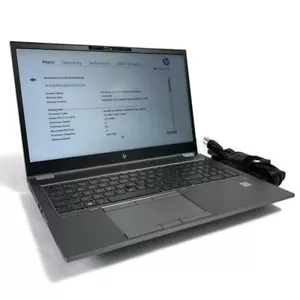 HP ZBook Fury 15 G7 15.6" Laptop Xeon W-10885M 2.4GHz -32GB 1TB NVMe SSD -Win 11 - Picture 1 of 11