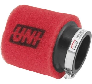 UNI 2-Stage 15° Angled, 2.25" ID,4" Long Clamp-On Pod Motorcycle ATV Air Filter  - Picture 1 of 1