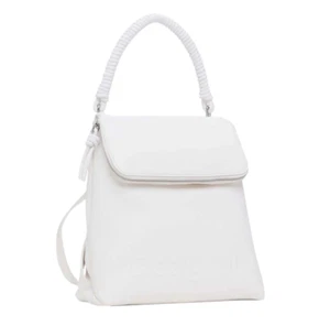Desigual Women Bag - Designer White Tote Bag Fashion Handbag Casual Large New - Picture 1 of 3