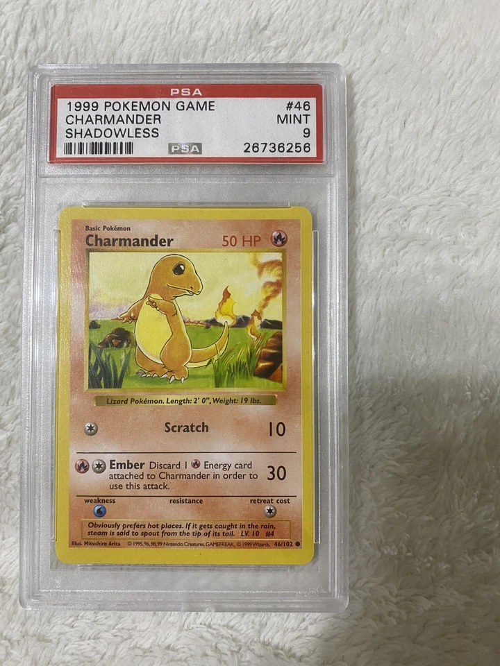 Charmander 046/102 Base Set (Shadowless) Regular