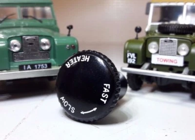 Lucas Repro Dash Smiths Heater Control Rheostat Knob Land Rover Series 1 2 2a 2b - Image 1 of 3