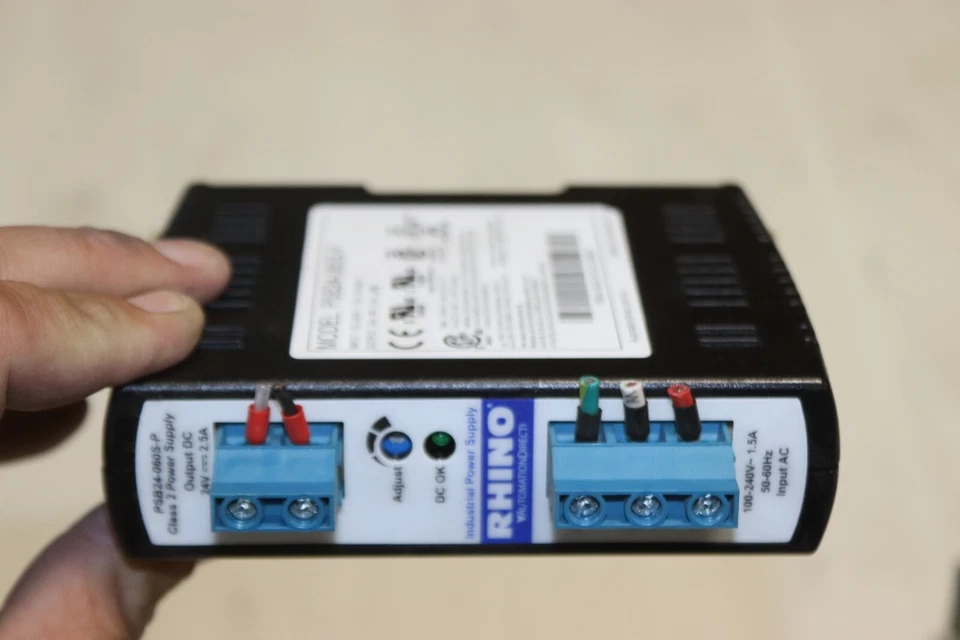 Rhino PSB24-060S-P Power Supply 1PH 100-240V 1.5A Input 24V 2.5A Output - Image 1 of 1