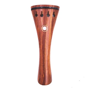 Violin Rosewood Rose Wood Tailpiece 4/4 Size Ebony Insert Parisan Eye Profession - Picture 1 of 1
