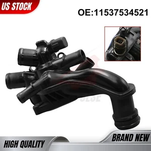 For Mini Cooper 1.6L 2007-13 Thermostat Assembly w/ Housing & Sensor 11537647751 - Picture 1 of 8