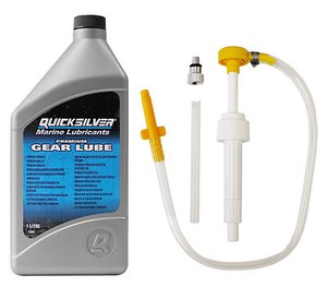 Mercury Quicksilver Getriebeöl SAE 80W-90 +Pumpe 30,9€/1L 92-858058QB1 gear lube