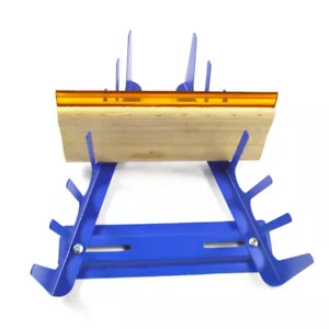 6Layer Desktop Screen Printing Squeegee Rack Scraper Spatula Steel Holder - Picture 1 of 9