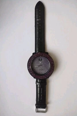 Pave Purple Quartz Watch Water Resistant - Image 1 of 2
