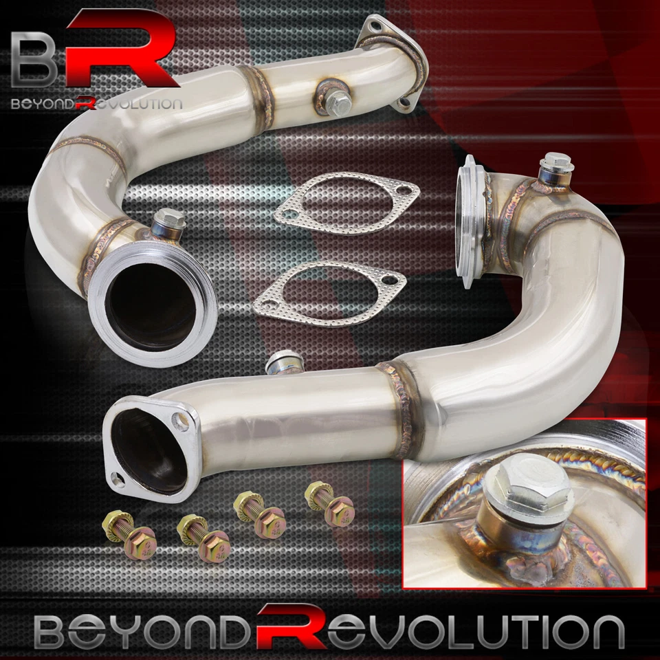 For 2006-2013 BMW 135i 335i N54 Twin Turbo 3" Stainless Steel Exhaust Foto 1 de 3