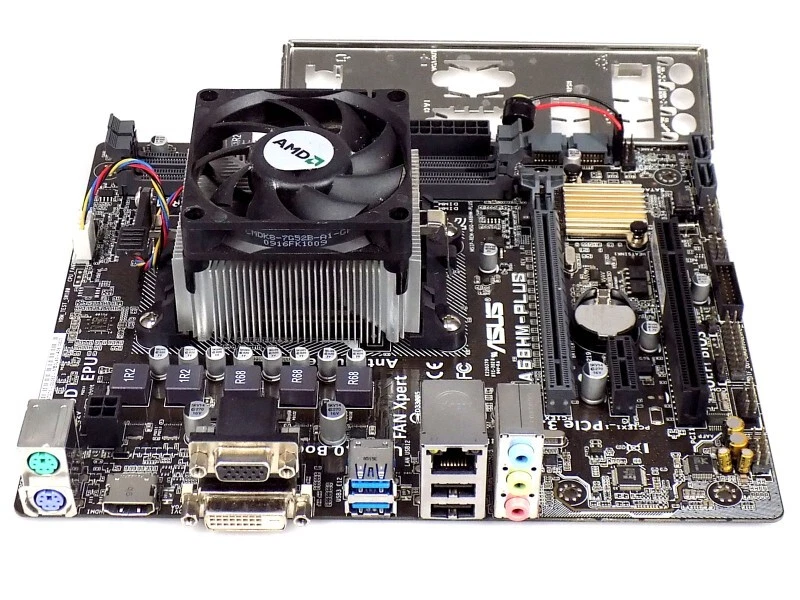 Mainboard CPU Retro Bundle: Asus A68HM-PLUS + AMD A6-5400B (2C/2T) @3.6Ghz - Bild 1 von 1