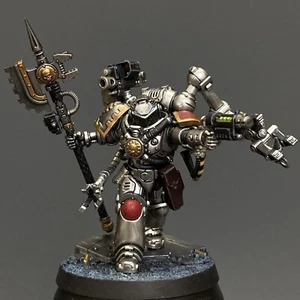 Primaris Techmarine Space Marines Warhammer 40K Cavalieri Grigi Miniature Dipinte - Foto 1 di 5