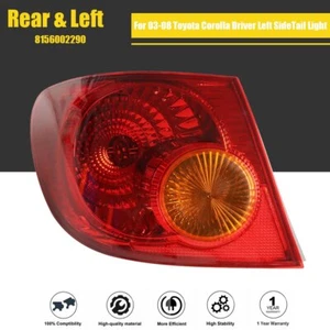 Conjunto de luz trasera de lámpara de freno exterior lateral izquierda para conductor Toyota Corolla 2003-2008 - Imagen 1 de 7