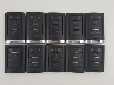 LOTE ORIGINAL DESBLOQUEADO DE 10 CADILLAC SRX 10-15 OEM LLAVE MENOS MANDO A DISTANCIA GM BULK Foto 1 de 4