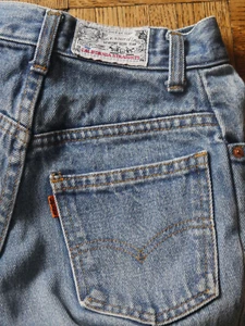 1970s 80s Vintage Levis Blue Jeans Denim California Straights Nice Faded Style - Picture 1 of 6