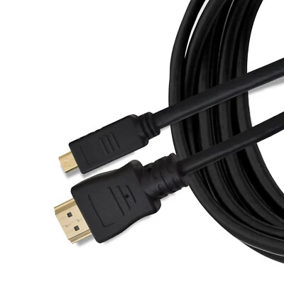 5FT HDMI to Micro HDMI Cable for Smartphone Tablet Amazon Kindle Fire HD HDTV US - Image 1 of 4