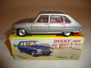 Original FRENCH (SPAIN) DINKY 537 RENAULT 16 (GREY) - EXCELLENT in original BOX - Picture 1 of 12