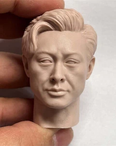 1/6 Unpainted Gangster Leader Gao Qiqiang Head Sculpt Fit 12" Worldbox Action Fi - Picture 1 of 6