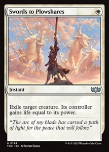 *MtG: Swords to Plowshares - Commander Tarkir: Dragonstorm UC- magicman* - Bild 1 von 1