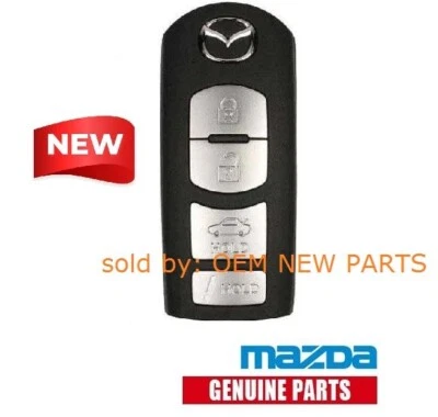 2014-2018 Mazda 3 SEDAN / 4-Button Smart Key / PN: GJY9-67-5DY / WAZSKE13D01 OEM - Image 1 of 4