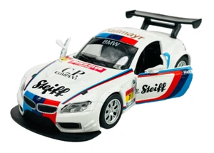 MSZ BMW Z4 GT3 #7 WHITE 1:38 DIE CAST METAL MODEL NEW IN BOX - Picture 1 of 6