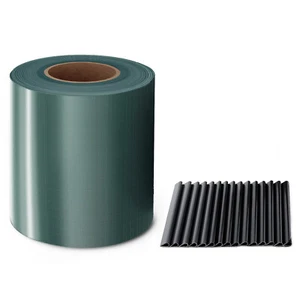 MIDORI® PVC Sichtschutz Rolle Streifen Doppelstabmatten Windschutz Grün - Bild 1 von 8