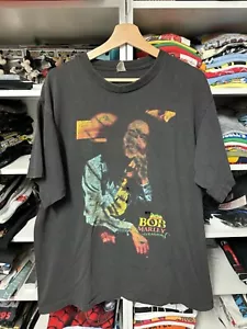 Maglietta vintage anni 90 Bob Marley Rap Get Up Stand Up 50° anniversario taglia XL - Foto 1 di 10