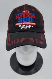 Las Vegas Motor Speedway Hat Hook & Loop Adjustable Sam's Town 300 Cap '13 Black - Picture 1 of 12