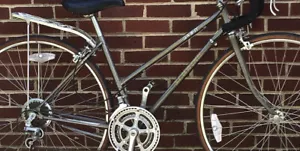 Seltenes Vintage Schwinn Sprint Rennrad silber Fahrrad 44cm Damen nur Rahmenset - Bild 1 von 8