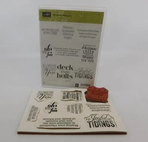 Stampin' Up! - Mensajes de Navidad - Juego de estampillas adhesivas - 131793 - Imagen 1 de 1