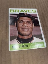 1964 Topps FELIPE ALOU #65 Milwaukee Braves Vintage Baseball Card (poor)(a)
