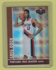 2008-09 Topps Co Signers Bronze Hyper Greg Oden Blazers #4/50 READ