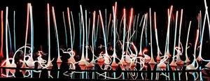 AllenbyArt Electric Glass Photography of Sculpture Scenery, Wall Art, and Decor - Picture 1 of 1