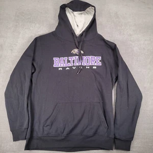 Baltimore Ravens Black Hoodie Fanatics Embroidered Mens Size Medium - Picture 1 of 10