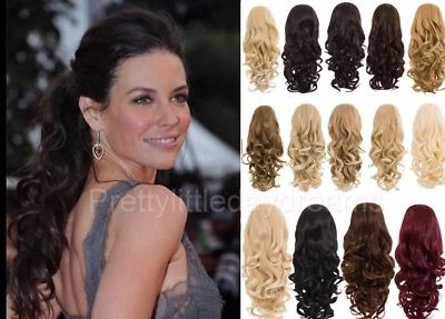  KOKO COUTURE ROSIE CLAW CLIP REVERSIBLE CURLY PONYTAIL PONYTAIL UK - Image 1 of 4