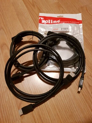 Lots câbles informatiques USB - Ethernet - DVI - DisplayPort - Photo 1/3